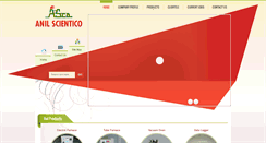 Desktop Screenshot of anilscientico.com